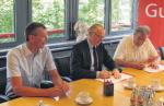 Die Salzlandsparkasse unterst&uuml;tzt als Hauptsponsor den Triathlon
am L&ouml;derburger See. Foto: Generalanzeiger vom 12.06.2016