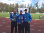 Die Gaensefurther Landesmeister im Duathlon v.l. Maik L&ouml;we, J&uuml;rgen Eisfeld und Torsten Blauwitz. Es fehlt Stefanie Nowak.