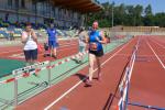 Sandra Zelmer hatte sichtlich Spa&szlig; auf der Zw&ouml;lf-Kilometer-Strecke und freute sich am Ende noch &uuml;ber den ersten Platz in der Altersklasse W30!