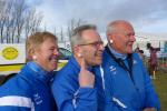 Vor und nach dem Wettkampf geh&ouml;rt es beim Novo Nordisk L&auml;ufercup bereits zur guten Tradition, die Blutzuckerwerte checken zu lassen. Bei Harald F&uuml;mel, J&uuml;rgen G&uuml;nther und Lutz Klau&szlig; (v.l.) ist alles in bester Ordnung.