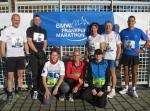Vor dem Start: Lutz Klau&szlig;, J&ouml;rg Sch&auml;per, Renate Liedtke, Claudia Meier, Sylvia K&ouml;hn, Sabine B&ouml;rner,  Jens-Uwe B&ouml;rner, Dirk Meier.
