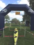 4 km im Kajak waren neben 750 Meter Schwimmen, 20 km im Rad fahren und 5 km im Laufen zurück zu legen. 4 km im Kajak waren neben 750 Meter Schwimmen, 20 km im Rad fahren und 5 km im Laufen zurück zu legen.