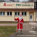 Auf einem extra eingerichteten Link des PSV Bernburg liefen die F&auml;den zusammen. Alle Nikolausl&auml;ufer, ob mit oder ohne Kost&uuml;m, reichten ihre erlaufene Zeit &uuml;ber eine Sechs-Kilometer-Distanz per Foto ein.