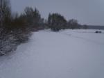 L&ouml;derburg - ein Winterm&auml;rchen. Die Bode l&auml;sst sich an diesem 10. Januar 2010 nur erahnen.