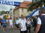 Der zweifache Olympiasieger Waldemar Cierpinski lie&szlig; es sich nicht nehmen, der Einladung aus seiner Heimatstadt zu folgen.