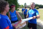Nat&uuml;rlich lie&szlig;en es sich auch die Bode-Runners nicht nehmen, f&uuml;r Silkes geleistete Arbeit im Namen des Vereins ihren Dank auszusprechen und ein Pr&auml;sent zu &uuml;berreichen  