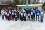 Alle Platzierten stellten sich zum Schluss zu einem gemeinsamen Gruppenfoto auf. Alle Platzierten stellten sich zum Schluss zu einem gemeinsamen Gruppenfoto auf.