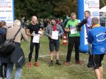 Ehrung der Erstplatzierten in der Wertungsgruppe m&auml;nnlich v.l. Jens Wiser (3.), Rodrigo Berger (2.), Steffen Rarek(1.)