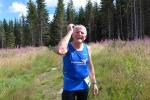 Auch Jens-Uwe B&ouml;rner kam nach zwei St&uuml;rzen leicht l&auml;diert in Schierke an: „Wegen guter Polsterung ist nichts Schlimmeres passiert!“, meinte er im Ziel.