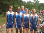 Die Gaensefurther Teilnehmer in Stendal v.l. Daniel Rago&szlig;, Matthias Lampe, Toralf Schmidtschneider, Annett Lampe, Thomas Vetter. Es fehlt Martin Wille.