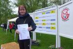 Sylvia K&ouml;hn freut sich &uuml;ber den dritten Platz in der Altersklasse W35.