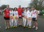 Einfach nur Spa&szlig; haben wollten diese 8 Bode-Runners beim Strongman-Run in Weeze.