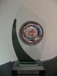 Nett sahen die Trophäen aus, die es bei der Preisverleihung gab. Nett sahen die Trophäen aus, die es bei der Preisverleihung gab.