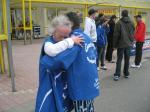 Ronald Rabenstein ist gl&uuml;cklich, dass er seine Heidi nach 10 km unbeschadet in Empfang nehmen konnte. 