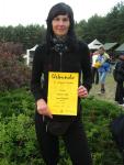 Jana Bieganski freut sich &uuml;ber Platz 3 in ihrer Altersklasse.
