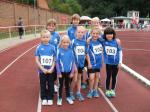 Die Gaensefurther Teilnehmer in Quedlinburg v.l. Lena Nowaczek, Pia Hiltscher, Fabienne S&auml;misch, Robin Dietrich, Michelle Otto, Lara Otto, Calvin M&uuml;ller, Nina Ritter.