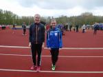 Chenoa-Leonie Gehrmann und Alina Bohnstedt geh&ouml;rten zum Team der Gaensefurther, die in Bernburg um Medaillen k&auml;mpften.