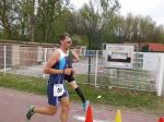 Steffen Sch&ouml;ler absolvierte die 3 Teilstrecken in einer Zeit von 1:22,33 Stunden.
