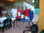 Vereinsmeister Christian Schrader (v.l.) und Platzierte Frank M&uuml;ller, Ronny Selig, Roberto Henschke und Andreas Trensinger.