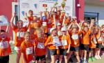 Die Grundsch&uuml;ler aus F&ouml;rderstedt sicherten sich einmal mehr die Troph&auml;e beim Stadt-Pokal-Lauf