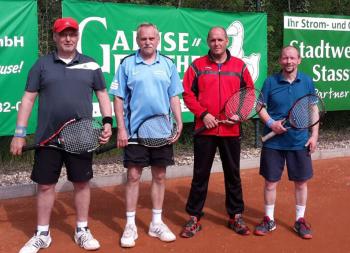 Mannschaft Herren 50 v.l.Manfred Rademann, Achim Engel, Steffen Mattheis, Andreas Trensinger