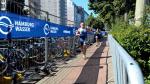 In seinem Element! Endlich kann sich Jens-Uwe B&ouml;rner von der Gaensefurther Sportbewegung einen L&auml;ufer nach dem anderen vornehmen.