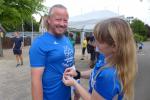 Als gelernte technische Zeichnerin muss die Startnummer beim Ehemann Jan Zaschke schon gerade sein - wei&szlig; Nicole Zaschke und platziert entsprechend.