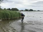 Auch Silke hat die Schwimmdistanz gut gemeistert.