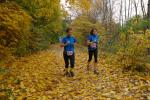 Sabine Börner und Sylvia Köhn wieder unten in Thale, noch ein Kilometer bis zum Ziel