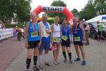 In Hinterhermsdorf und am Ende der zweiten Etappe der Panoramatour durch die Sächsische Schweiz über 30 Kilometer: Renate Liedtke, André und Kirsten Geist sowie Sabine und Jens-Uwe Börner (v.l.)