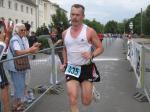 Auch der Triathlet Michael Barteld lie&szlig; sich das Ereignis nicht entgehen.