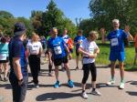 Letzte Startvorbereitungen über 10,2 km.