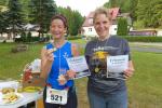 Während Sabine und Jens-Uwe sich trotz gesundheitlicher Probleme über Platz 2 in ihren Altersklassen freuen konnten holte sich Renate auf der 10 km Strecke in Ak60 den Sieg.