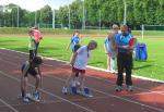 Vorbereitung zum Start der Altersklasse 9 &uuml;ber 50m