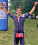 Henning Kapischke vom USV Halle war in Löderburg schnellster über die Olympische Distanz.