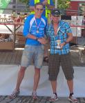 Chris Anders (l.) konnte sich in Hofheim über Platz drei in Altersklasse m40 freuen. Chris Anders (l.) konnte sich in Hofheim über Platz drei in Altersklasse m40 freuen.