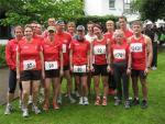 Beim Hopfenpokallauf k&auml;mpften diese Bode-Runners um Punkte f&uuml;r den L&auml;ufercup.
