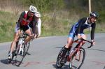 Torsten Blauwitz (r.) geh&ouml;rte zu den Schnellsten auf der Radstrecke, am Ende wurde er Zweiter seiner Altersklasse.