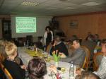 Sabine B&ouml;rner pr&auml;sentierte mit viel Witz und K&ouml;nnen ihren Jahresr&uuml;ckblick in Bildern.