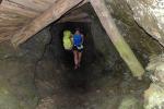 Sabine B&ouml;rner im Pioniertunnel.