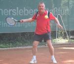 Reiner Christoph siegte sowohl im Einzel als auch im Doppel mit seinem Partner Achim Engel. Archivfoto: T. Sch&ouml;nberg, Volksstimme