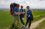 W&auml;hrend Jens-Uwe B&ouml;rner an zwei Tagen den Huy bei Halberstadt auf insgesamt 55 Laufkilometern immer wieder laufend &uuml;berquert, wandert der Rest der Familie jeden Tag zehn Kilometer &uuml;ber den wundersch&ouml;nen H&ouml;henzug im Vorharz.
