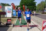 Wir haben fertig! J&uuml;rgen G&uuml;nther und Thomas Braun haben zwei Runden durch das Wohngebiet Hopfengarten gemeistert