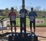 Lutz Klauß auf dem 3. Podestplatz. Lutz Klauß auf dem 3. Podestplatz.