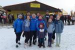 Den winterlichen Bedingungen zum Trotz, hatten sich diese Bode-Runners zum 48. Punschlauf nach Meisdorf aufgemacht: Diana Holzhauer, Janine Wuwer, Jens Kunkel, Jens-Uwe B&ouml;rner, Daniel Wuwer, Sabine B&ouml;rner, Lotta, Christian, Emily und Anne Siebert, Rieke Zaschke (v.l.)