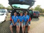 Drei zufriedene Triathleten!
Drei zufriedene Triathleten!