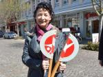 Sabine Börner von der Gaensefurther Sportbewegung organisiert den Salzland-Lauf mit Partnern. Foto: Franziska Richter, Volksstimme Sabine Börner von der Gaensefurther Sportbewegung organisiert den Salzland-Lauf mit Partnern. Foto: Franziska Richter, Volksstimme