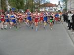 Nach dem Start der Landesmeisterschaft &uuml;ber 10 km.