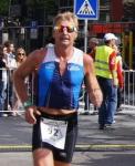 J&ouml;rg Alex bereitete sich in Frankfurt/Main f&uuml;r seinen Ironman-Wettkampf in Wiesbaden vor. Foto: Volksstimme von privat