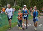 Team Gaensesporterfortbewegung mit Toralf Schmidtschneider, Eisfeld jr., Jürgen Eisfeld und Thomas Vetter beim gemeisamen Zieleinlauf.